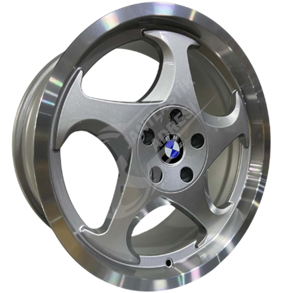 8.0X18 PCD 5X120 EW-EJ58 Silver Lip ET30 72.56