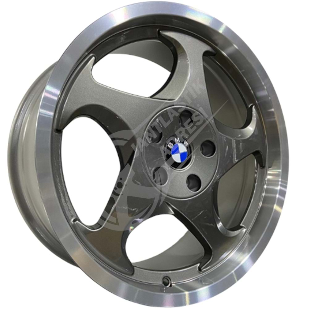 8.0X18 PCD 5X120 EW-EJ58 Gun Metal Lip ET30 72.56