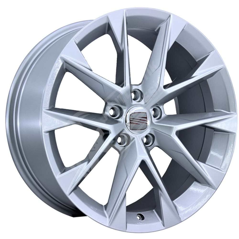 8.0X18 PCD 5X100 EMR-462 Silver ET40 57.1