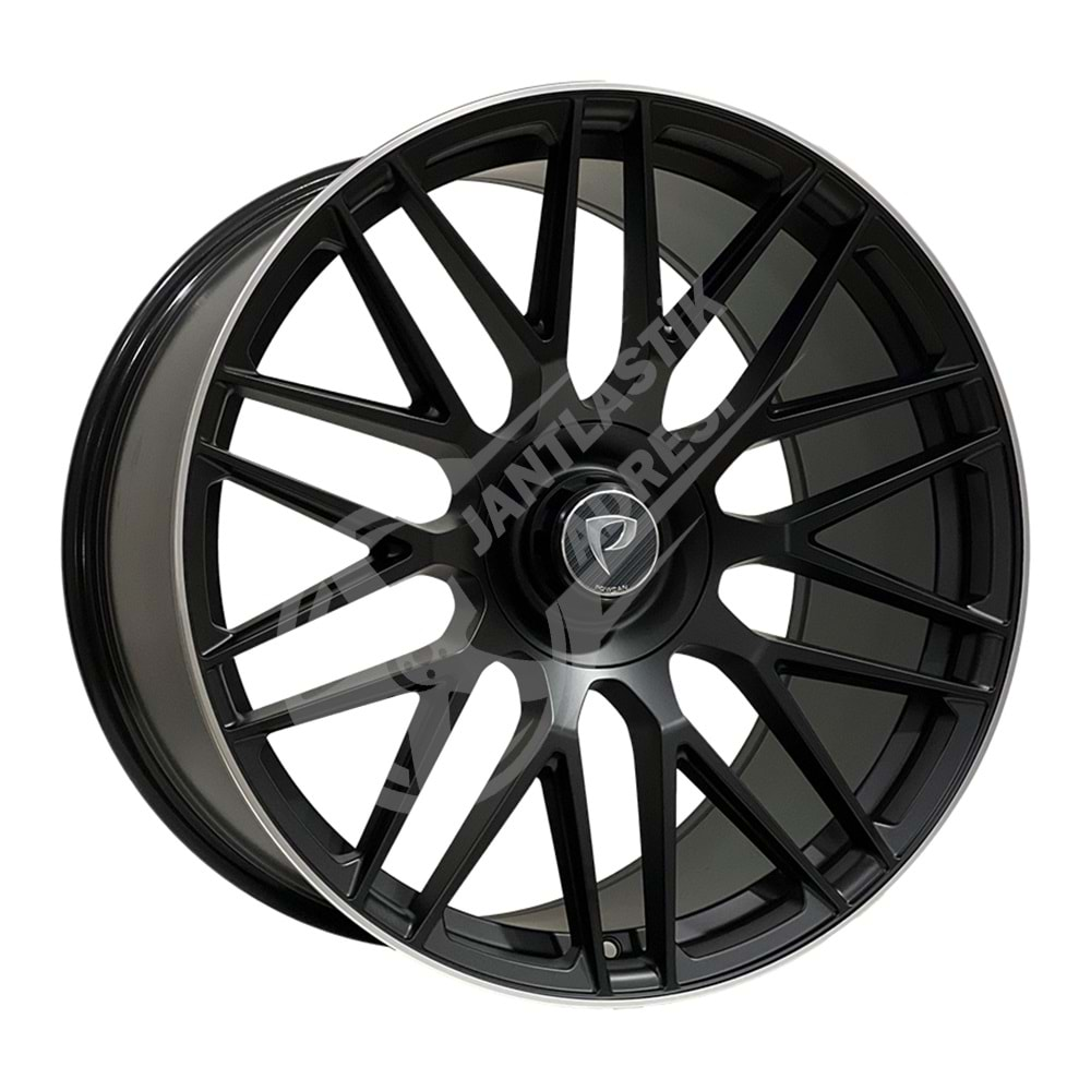 10X21 PCD 5X112 BKY-0207 Black Machined ET35 66.56