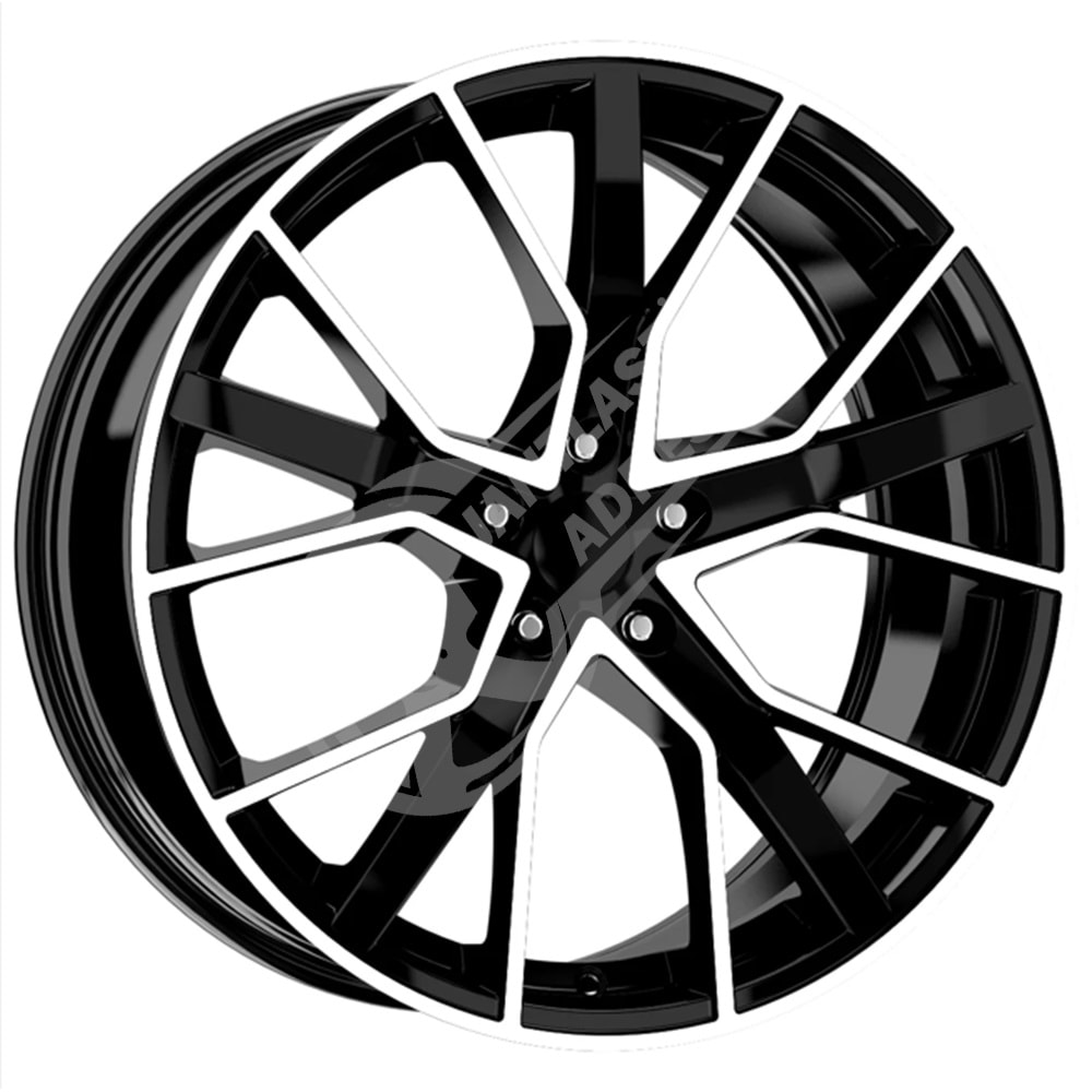 8.5X19 PCD 5X112 KM-D839 Black Diamond ET40 66.5