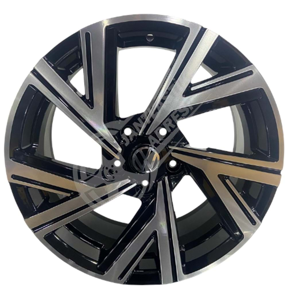 7.5X17 PCD 5X112 BK-5805 Black Machined ET45 57.1