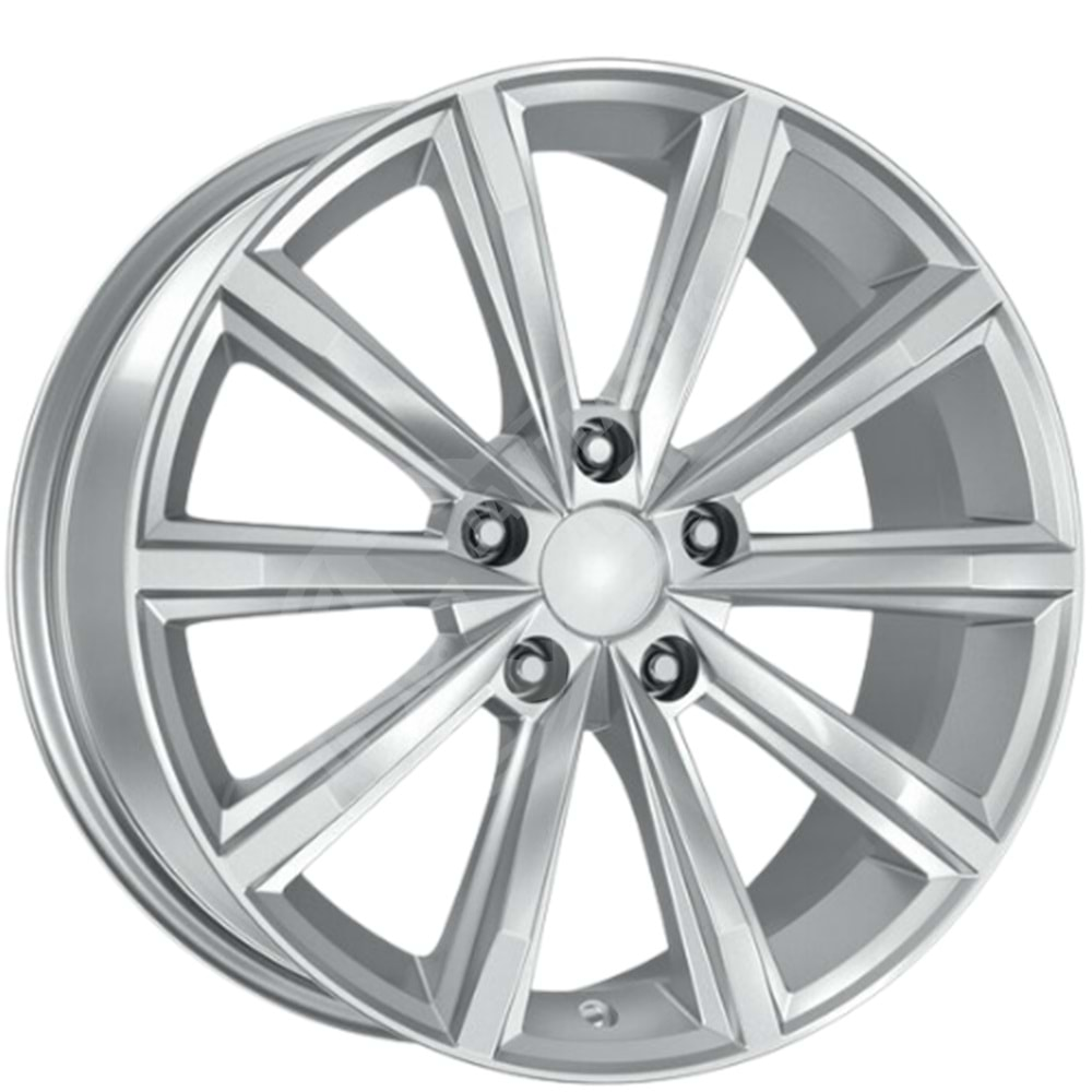 8.0X18 PCD 5X112 DY-1558 Silver ET40 57.1