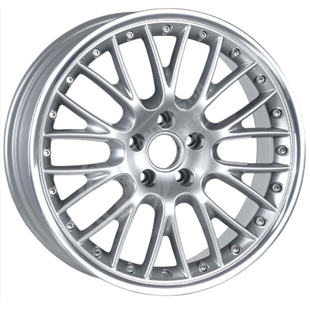 8.0X18 PCD 5X100 EMR E-441 Silver ET35 67.1