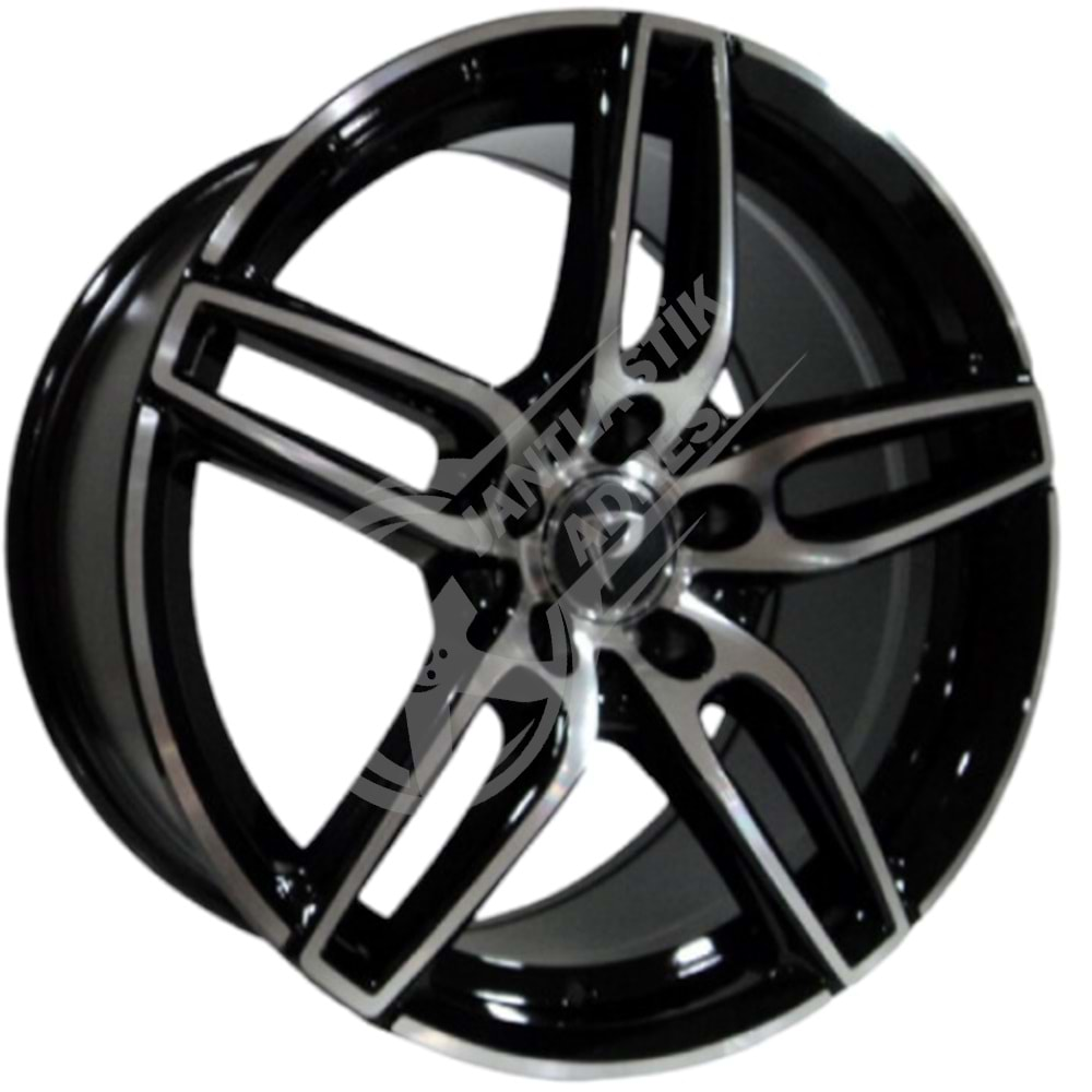 8.0X18 PCD 5X112 BK-5434 Black Diamond ET45 66.56