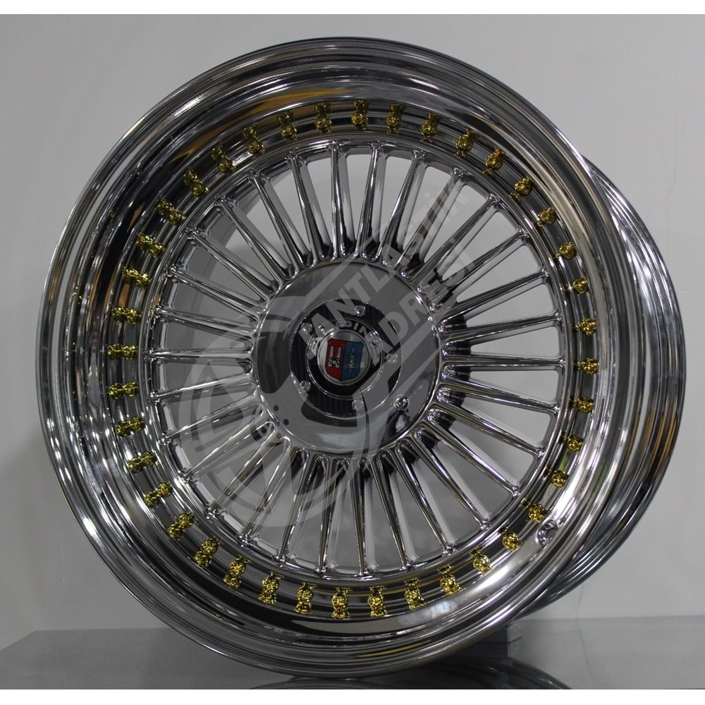 10X16 PCD 4X100 WRS-163 Chrome ET10 73.1