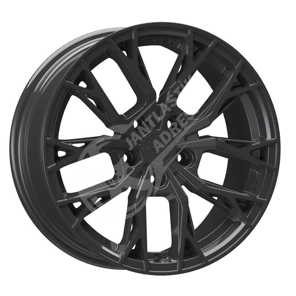 7.5X17 PCD 5X100 ARC-G692 Titan Grau Diamond Roma ET35 67.1