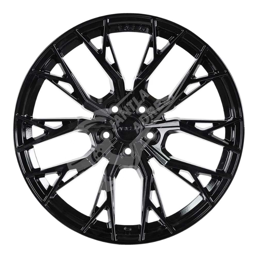 7.5X17 PCD 5X112 ARC G-692 Gloss Black Roma ET35 73.1