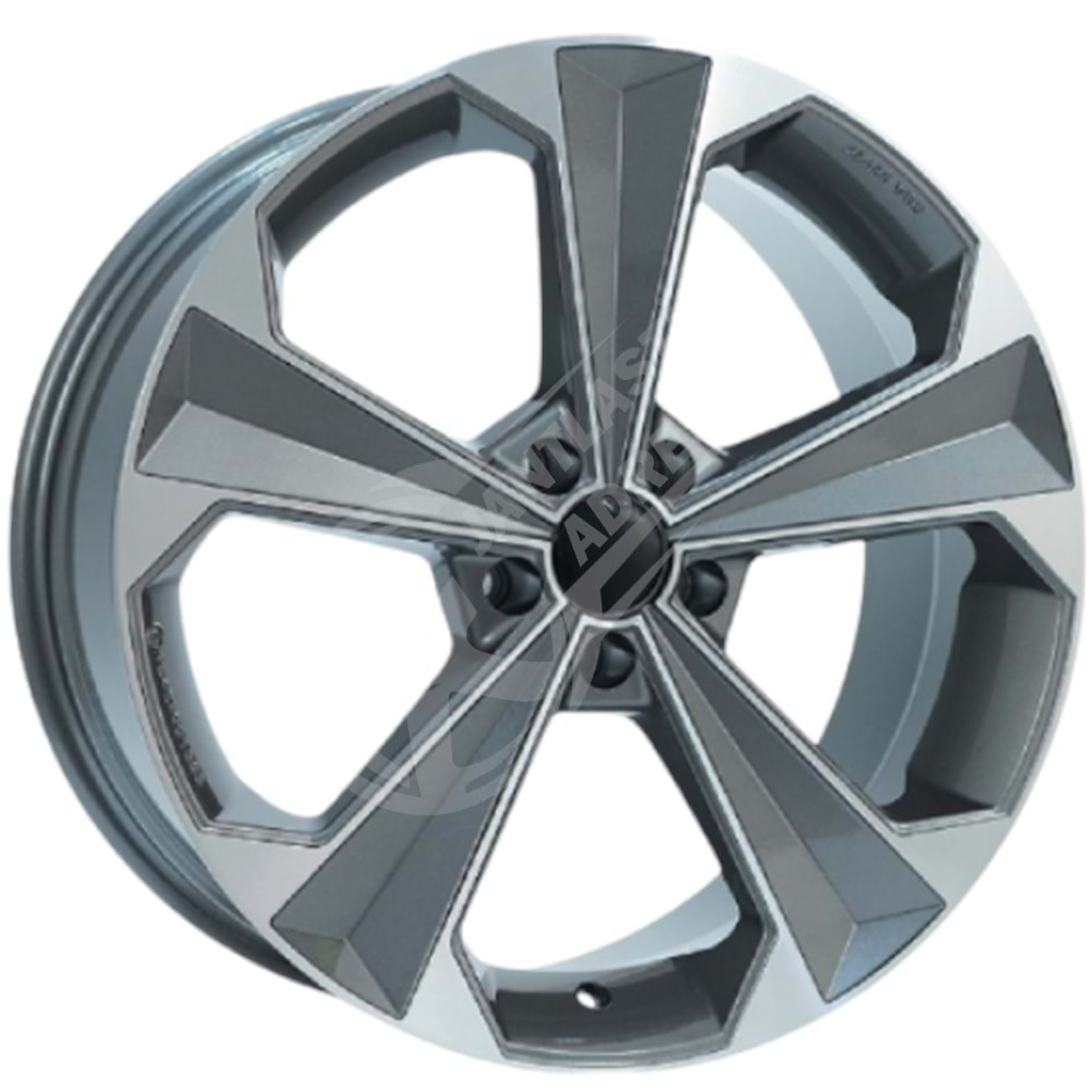 8.0X18 PCD 5X112 FD-18062 Titanium Diamond ET38 72.6