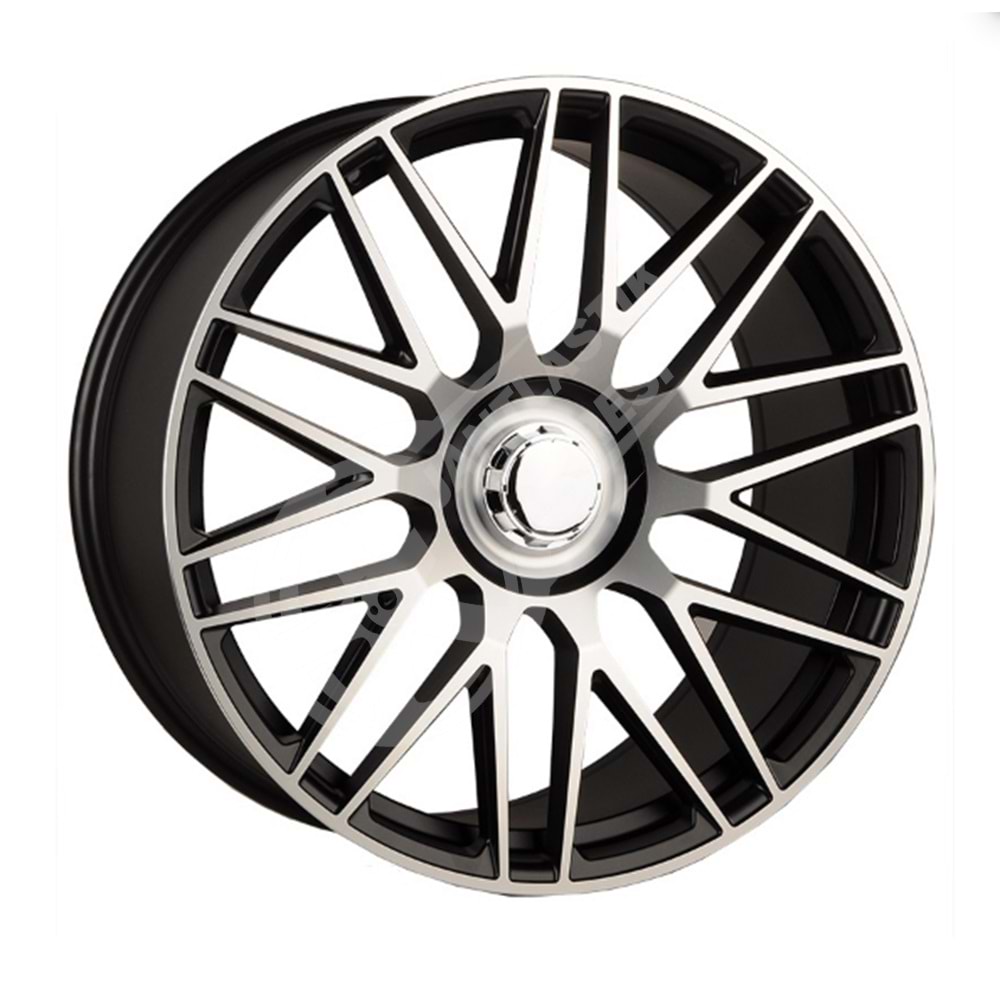 9.5X22 PCD 5X112 BKY-0207 Black Machined ET45 66.56
