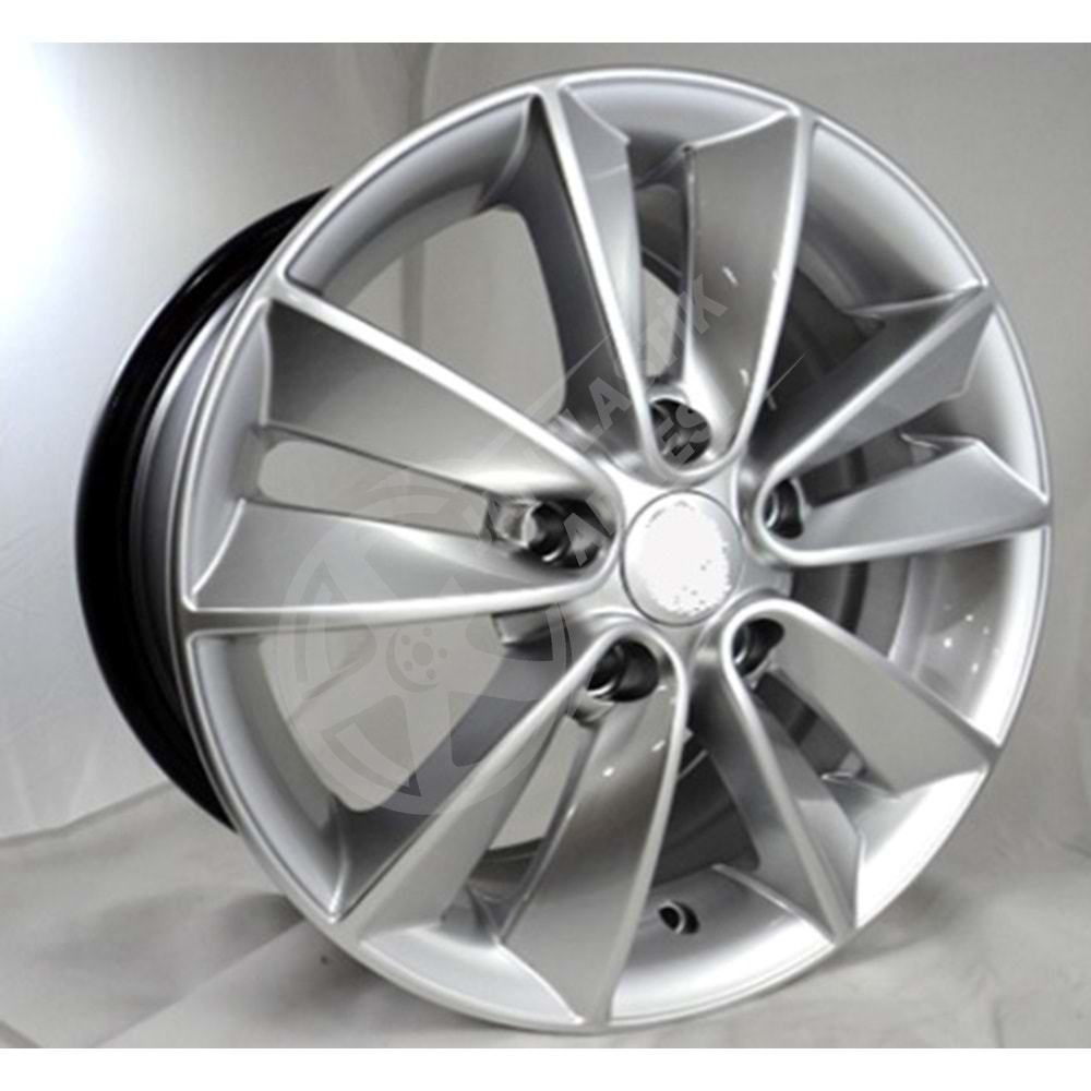 6.5X15 PCD 5X114.3 BK-587 Hyper Silver ET43 66.1