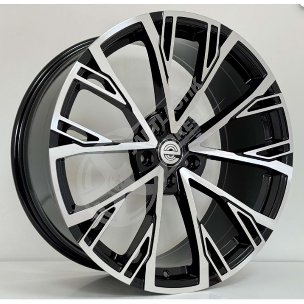 9.0X20 PCD 5X112 EXP HA-0009 Black Machined ET32 66.45