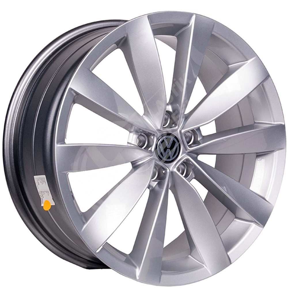 7.5X17 PCD 5X100 R1A-433 Silver ET41 67.1