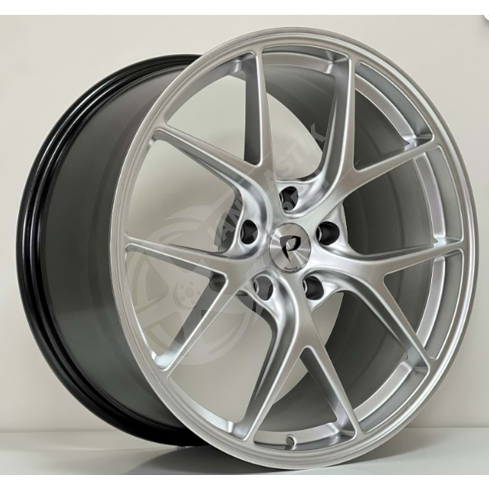 9.5X19 PCD 5X112 BK-3S007 Hyper Silver ET40 66.56