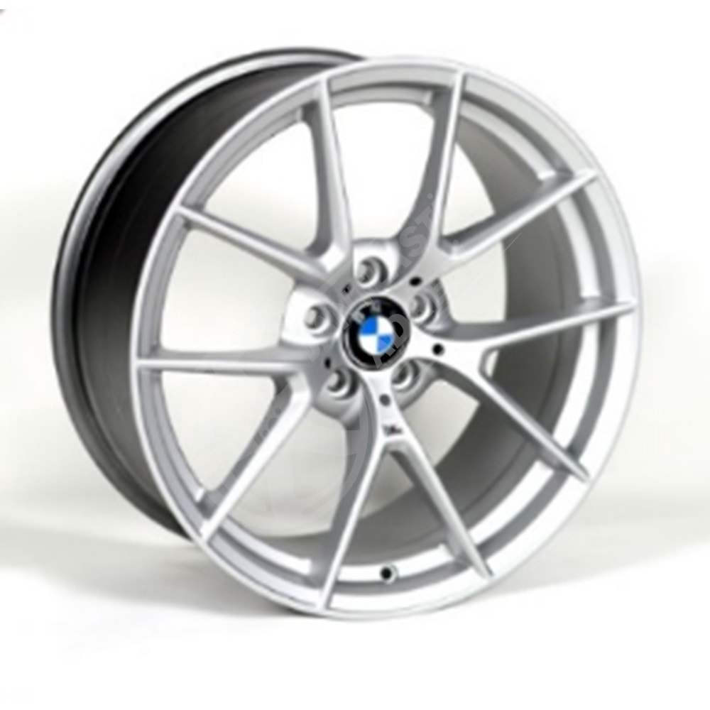 9.5X19 PCD 5X120 R1A-512 Matt Silver ET40 72.6