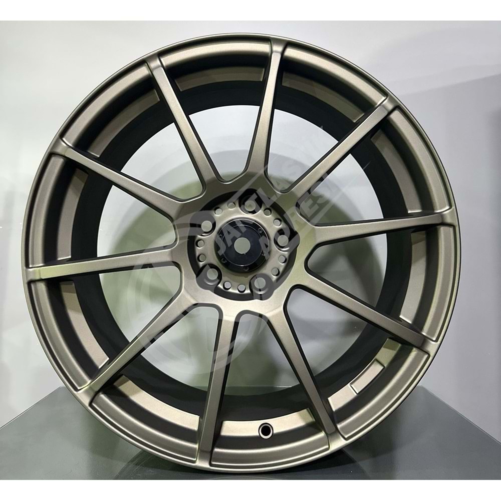 9.0X19 PCD 5X120 RC-1176 Matt Bronz ET40 72.6 Front