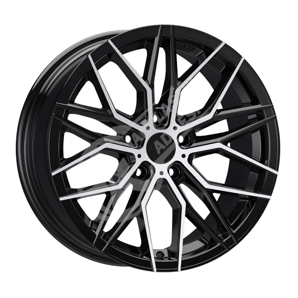 7.0X17 PCD 5X100 ARC G6947 Black Diamond ET35 57.1