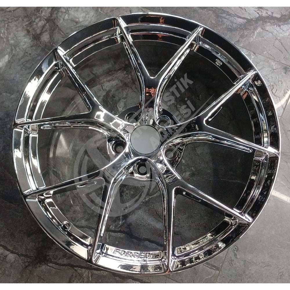 8.5X19 PCD 5X112 R1W-5423 Chrome ET35 66.6