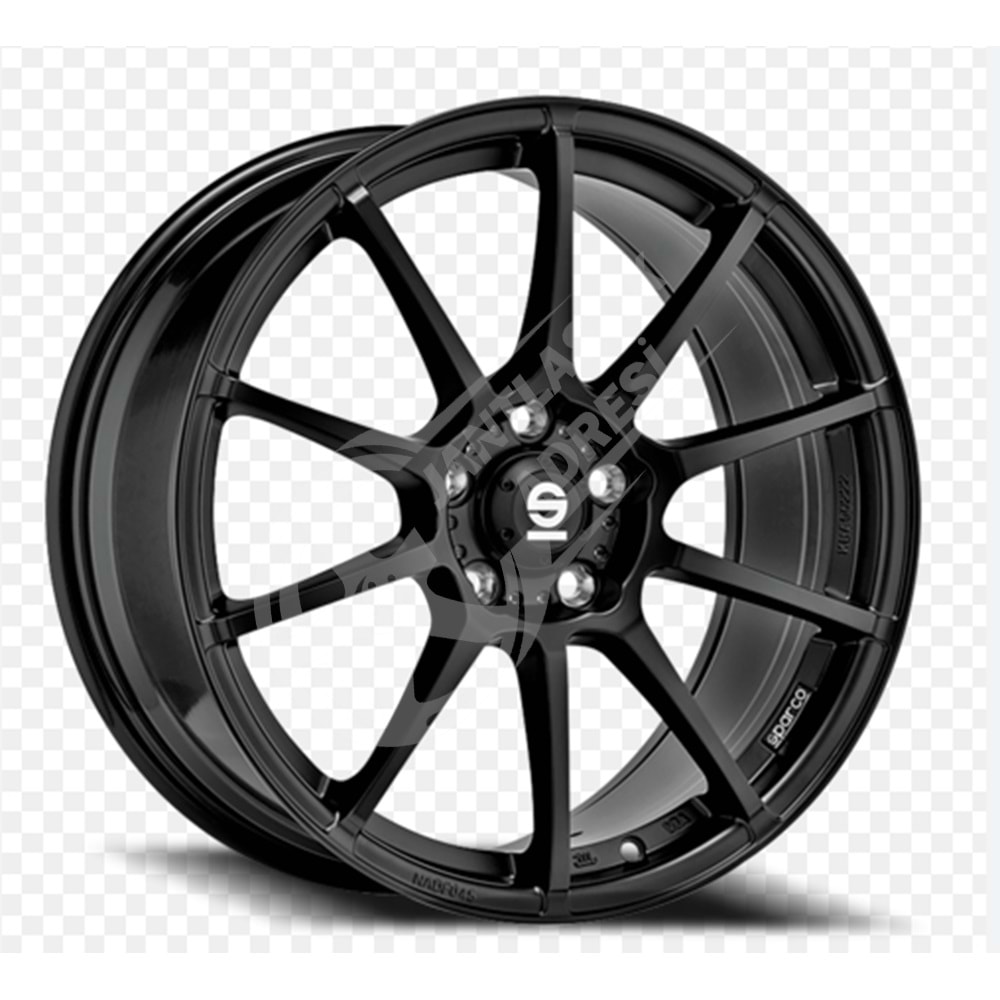 8.0X18 PCD 5X112 Sonic-1042 Matt Black Sparco ET45 73.1