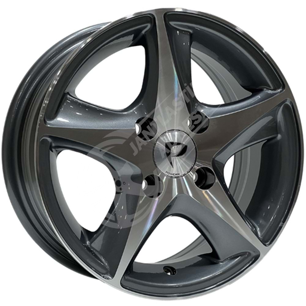 5.5X13 PCD 4X100 BK-087 Gun Machined ET35 73.1