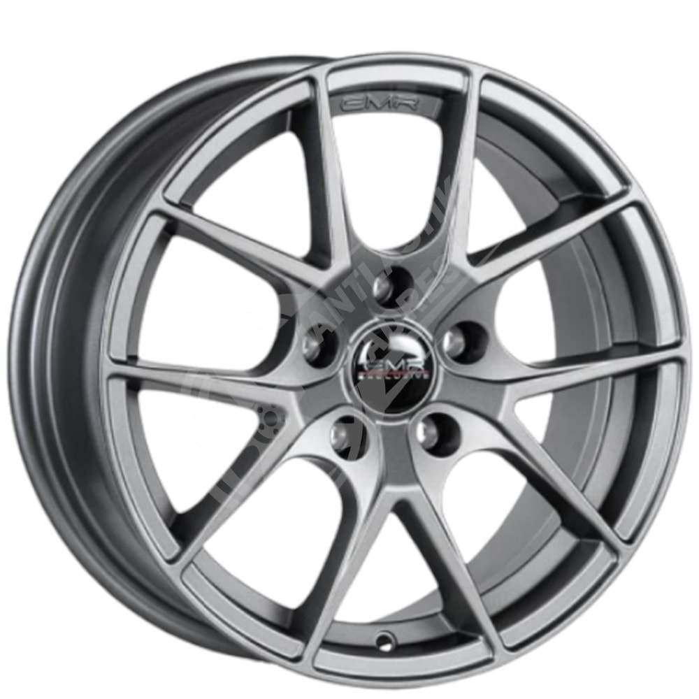 6.5X15 PCD 4X108 EMR G-691 Matt Gun Metal ET25 65.1