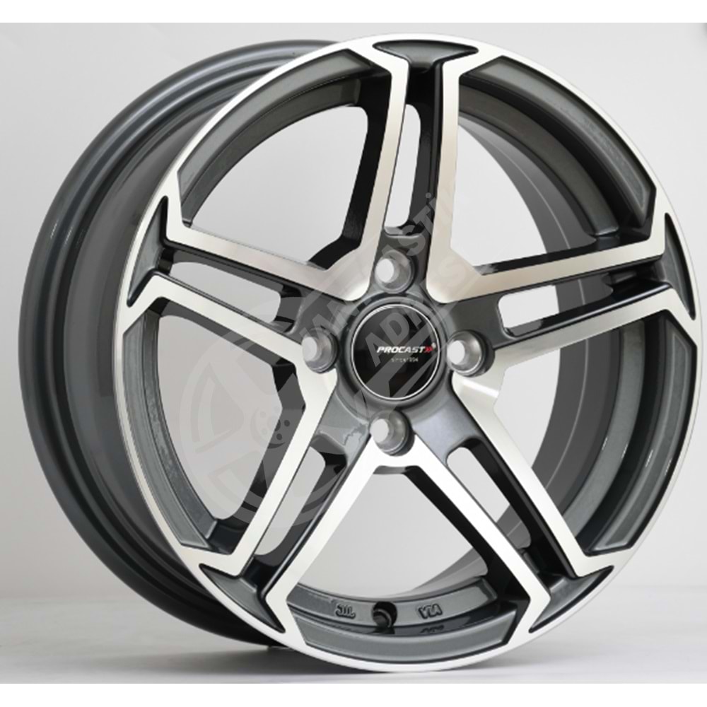 6.0X14 PCD 4X100 PRO-45232 Gun Machined ET32 73.1