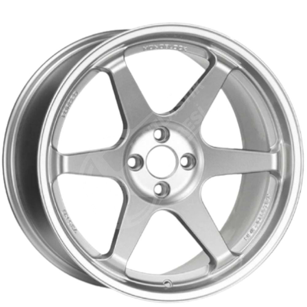 7.0X16 PCD 4X100 Sonic-1034 Silver ET35 67.1