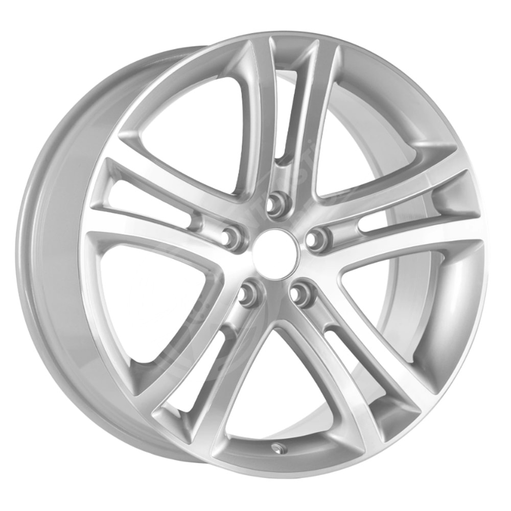 8.0X18 PCD 5X112 EMR S-1032 Silver Diamond ET40 73.1