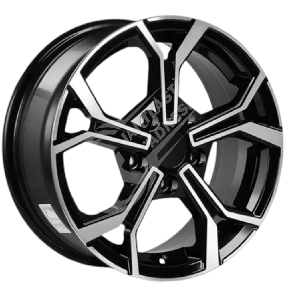 6.5X15 PCD 4X100 EMR W-7516 Black Diamond ET35 67.1