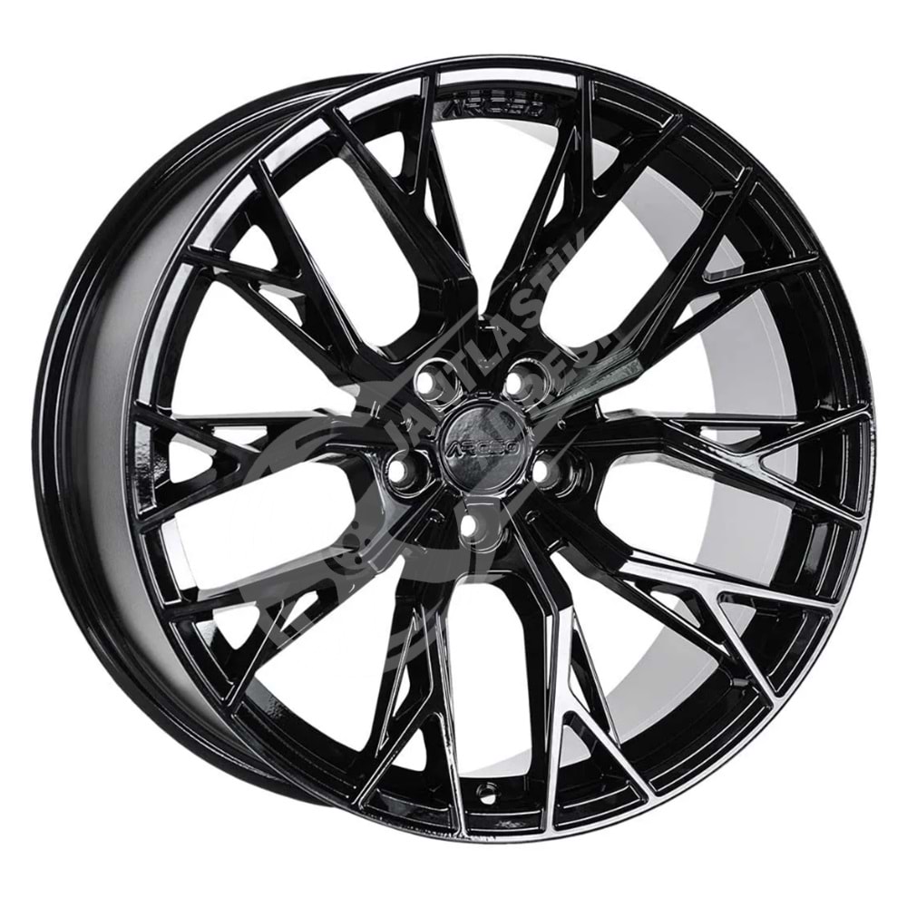 7.5X17 PCD 5X114.3 ARC G692 Roma Glossy Black ET35 73.1