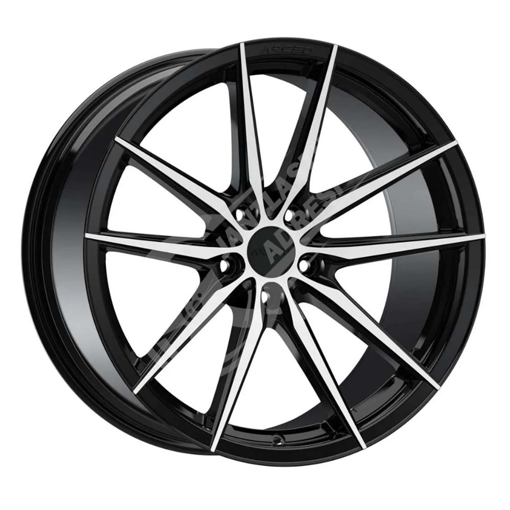 9.0X18 PCD 5X120 ARC-18190 Monaco Black Diamond ET40 72.6