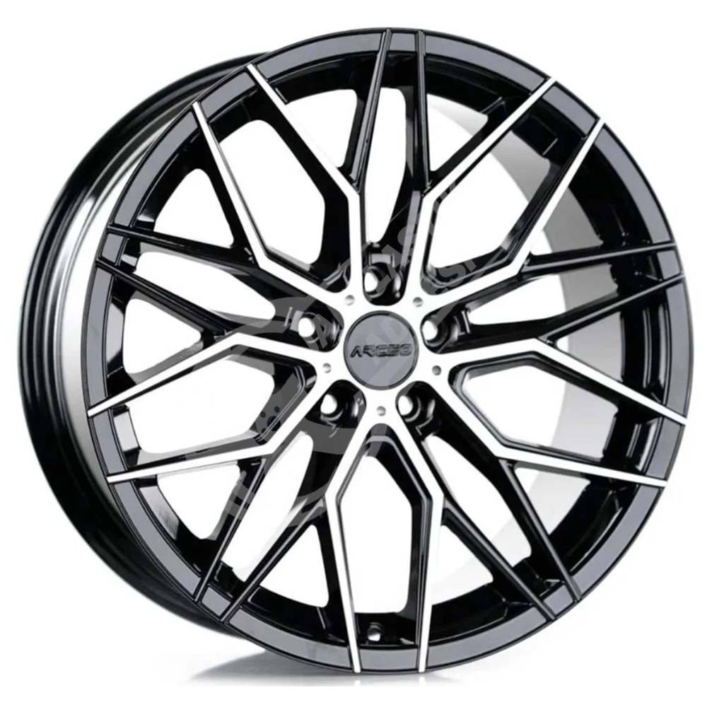 8.0X18 PCD 5X100 ARC-18141 Black Diamond Valencia ET35 57.1