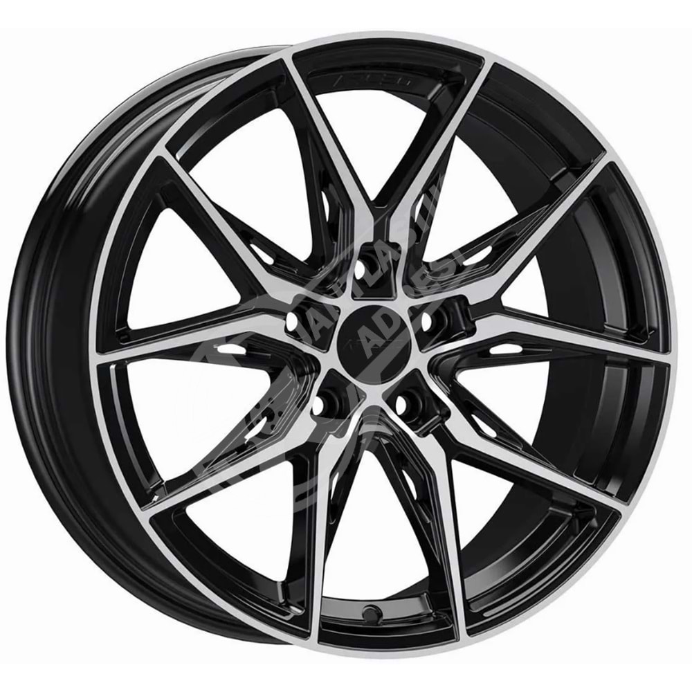 7.5X17 PCD 5X115 ARC-G693 Black Diamond Marseille ET35 70.2