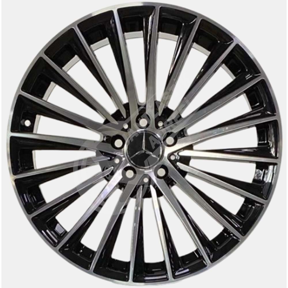 8.0X19 PCD 5X112 DY-1989 Black Diamond ET43 66.6