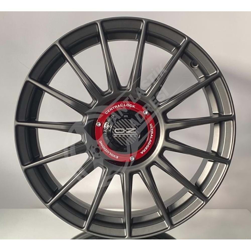 7.5X17 PCD 4X100 R1A-384 Gun Metal ET35 67.1
