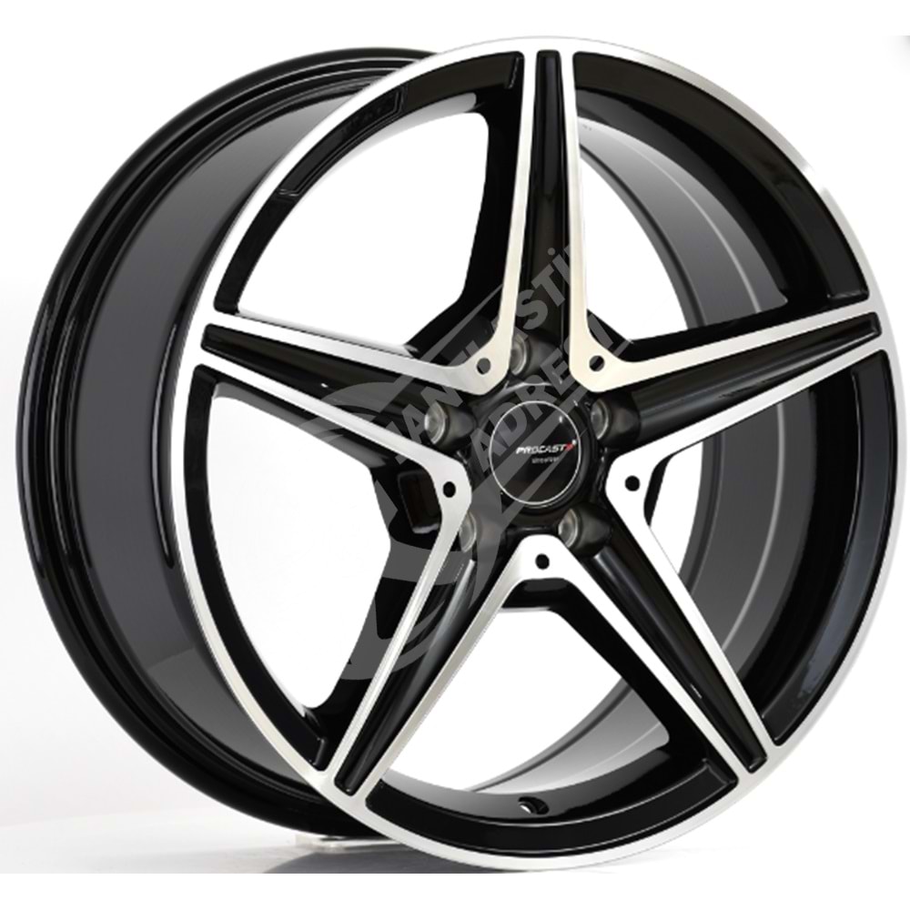 7.5X17 PCD 5X112 PRO-L75261 Black Machined ET35 66.56