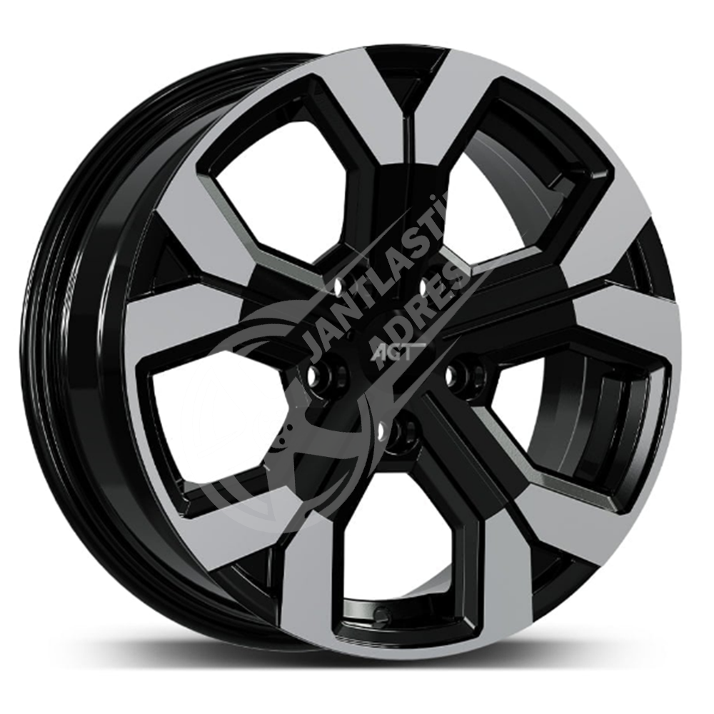 6.5X16 PCD 5X114.3 Argent-16260 Black Diamond ET40 73.1