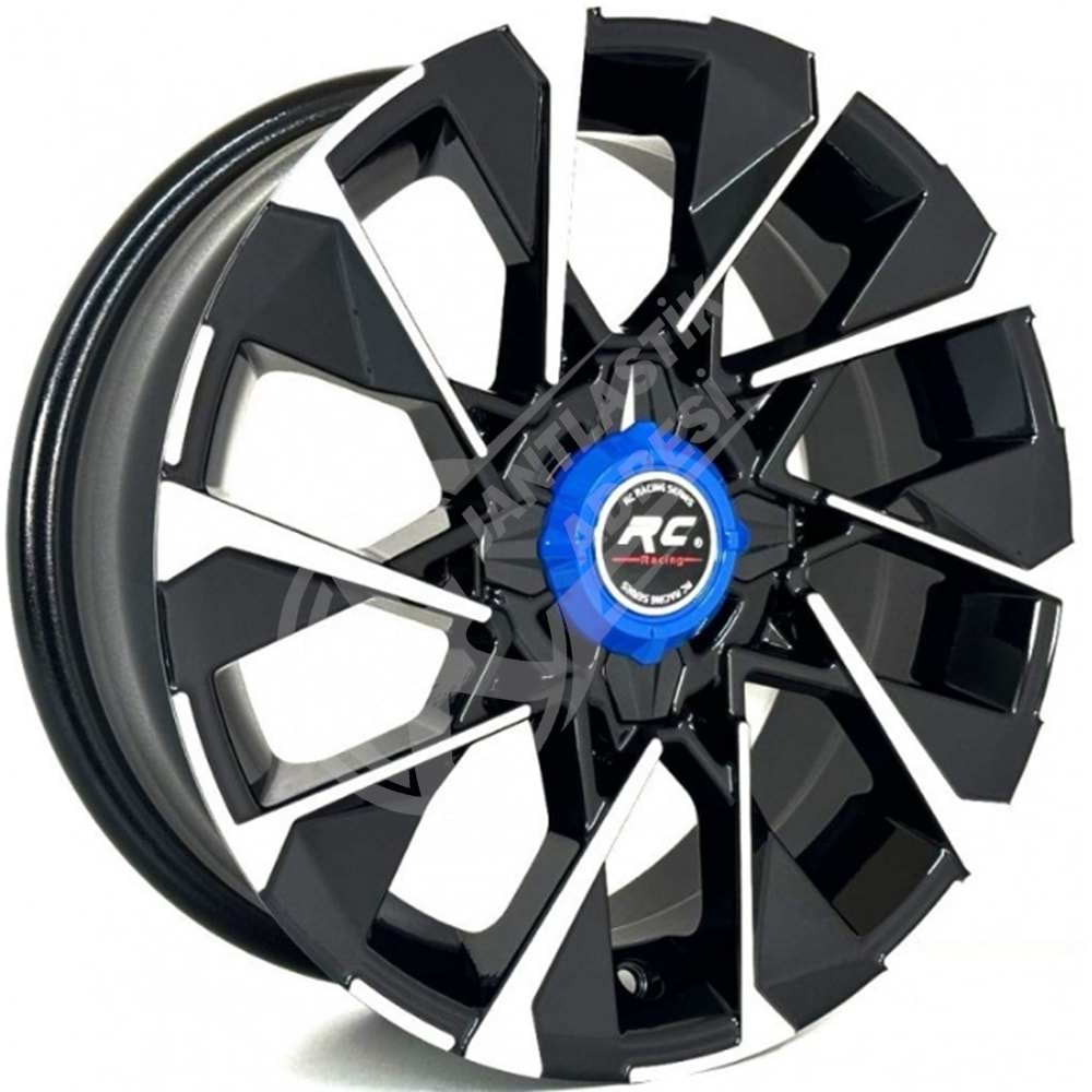 6.5X16 PCD 4X100 RC-420 Black Diamond ET35 60.1