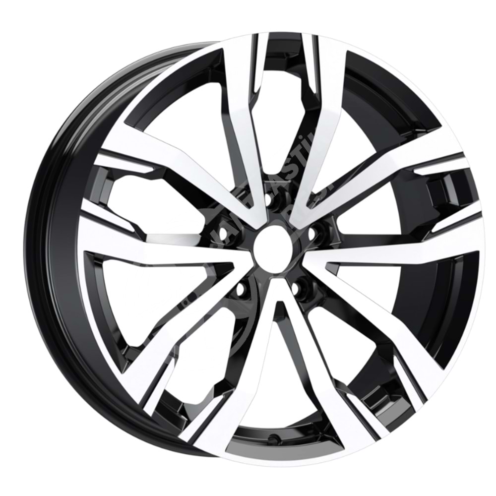 7.5X18 PCD 5X114.3 EMR S-1054 Gun Metal Diamond ET40 66.1