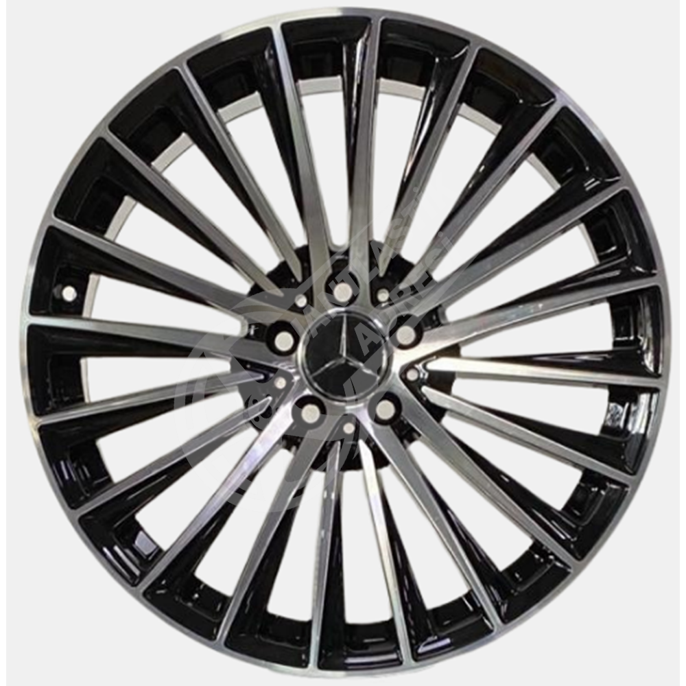 9.0X19 PCD 5X112 DY-1989 Black Diamond ET45 66.6