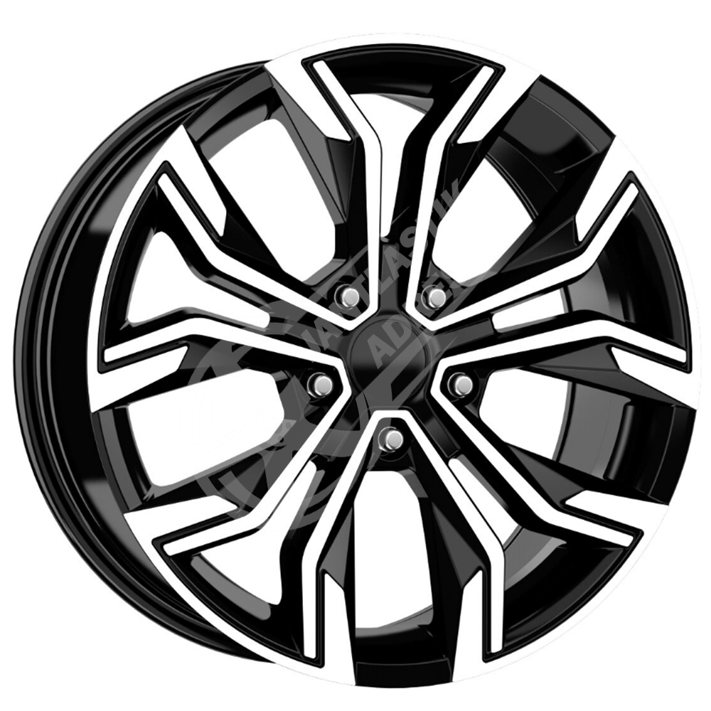 6.5X16 PCD 4X100 DY-666 Black Diamond ET35 60.1