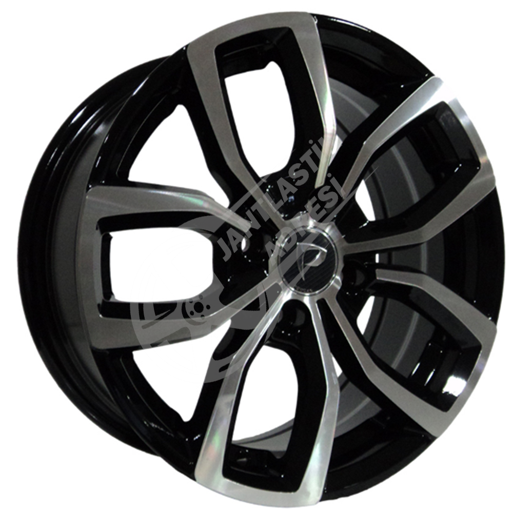 6.5X16 PCD 4X100 BK-5711 Black Diamond ET38 60.1