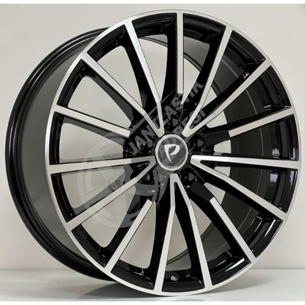 7.5X17 PCD 5X112 BK-5246 Black Machined ET42 66.45