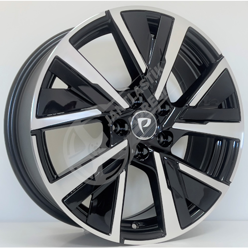 7.0X17 PCD 5X108 BKY-5906 Black Diamond ET45 65.1