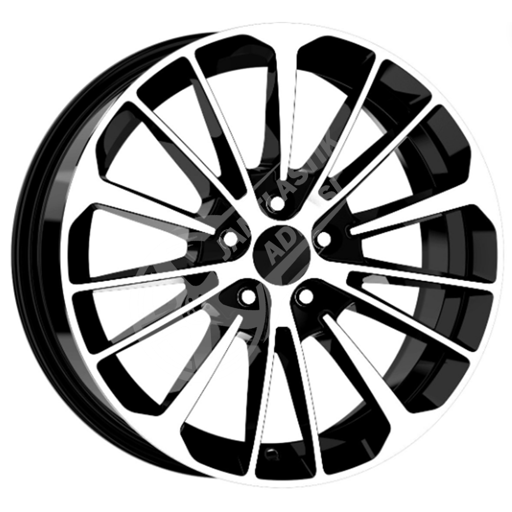 16X6,5 JANT DY 1966 5X98 ET35 58,1 BLACK DİAMOND