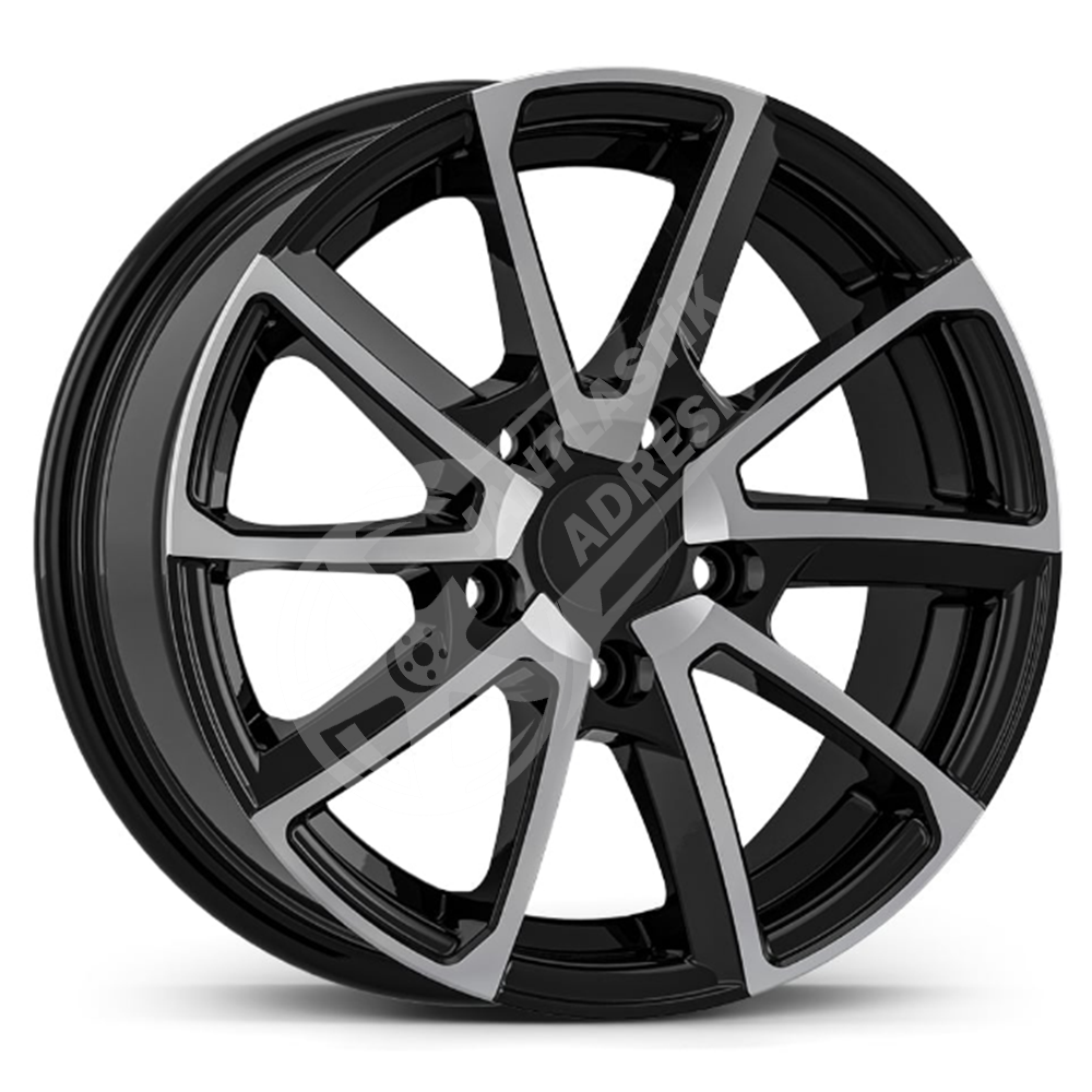 6.5X15 PCD 4X108 FD-15040 Black Diamond ET35 67.1