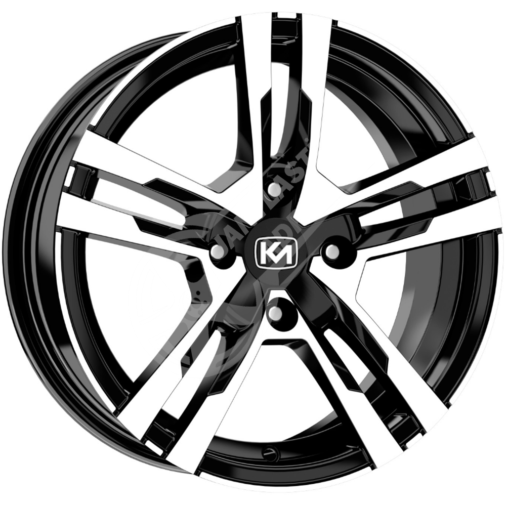 14X5,5 JANT KM 834 4X100 ET35 67,1 BLACK DİAMOND