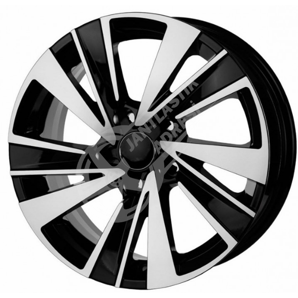 6.5X16 PCD 5X114.3 Truva-1188 Black Diamond ET30 60.1