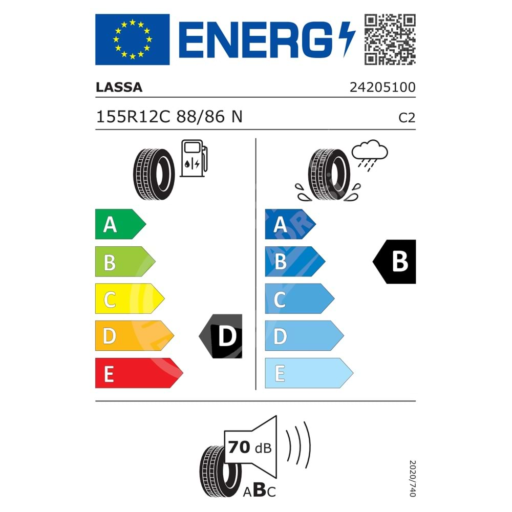 155R12C 8PR 88/86N Lassa LCR