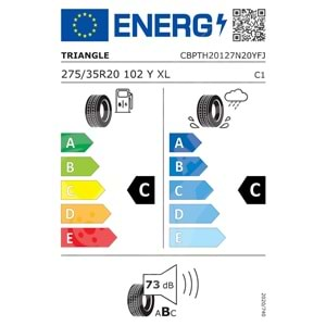 275/35R20 102Y XL Triangle EFFEXSPORT-TH202